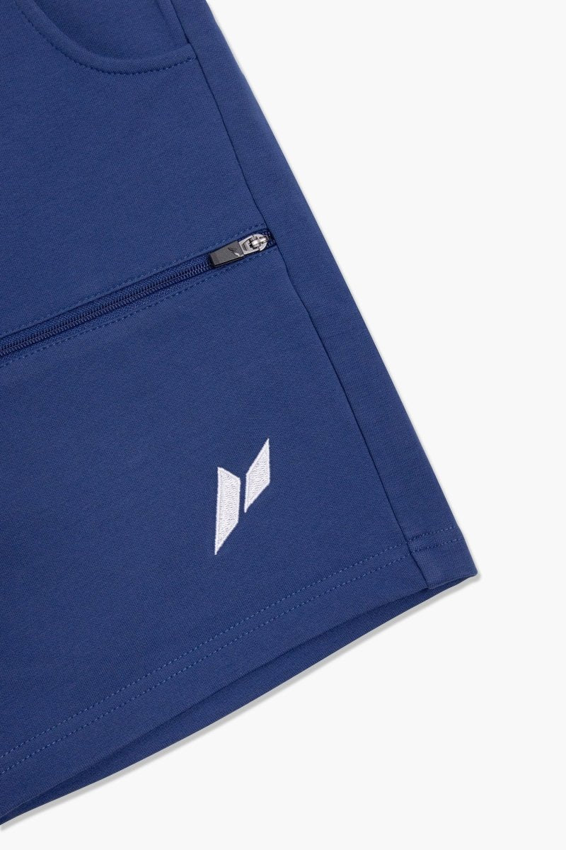 Tapered 7" Shorts Blue - Zuva